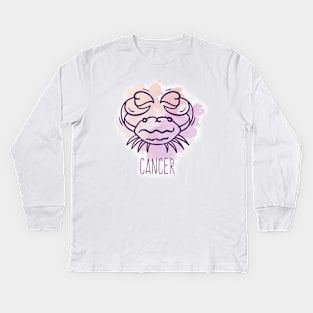 Cancer Sign Kids Long Sleeve T-Shirt